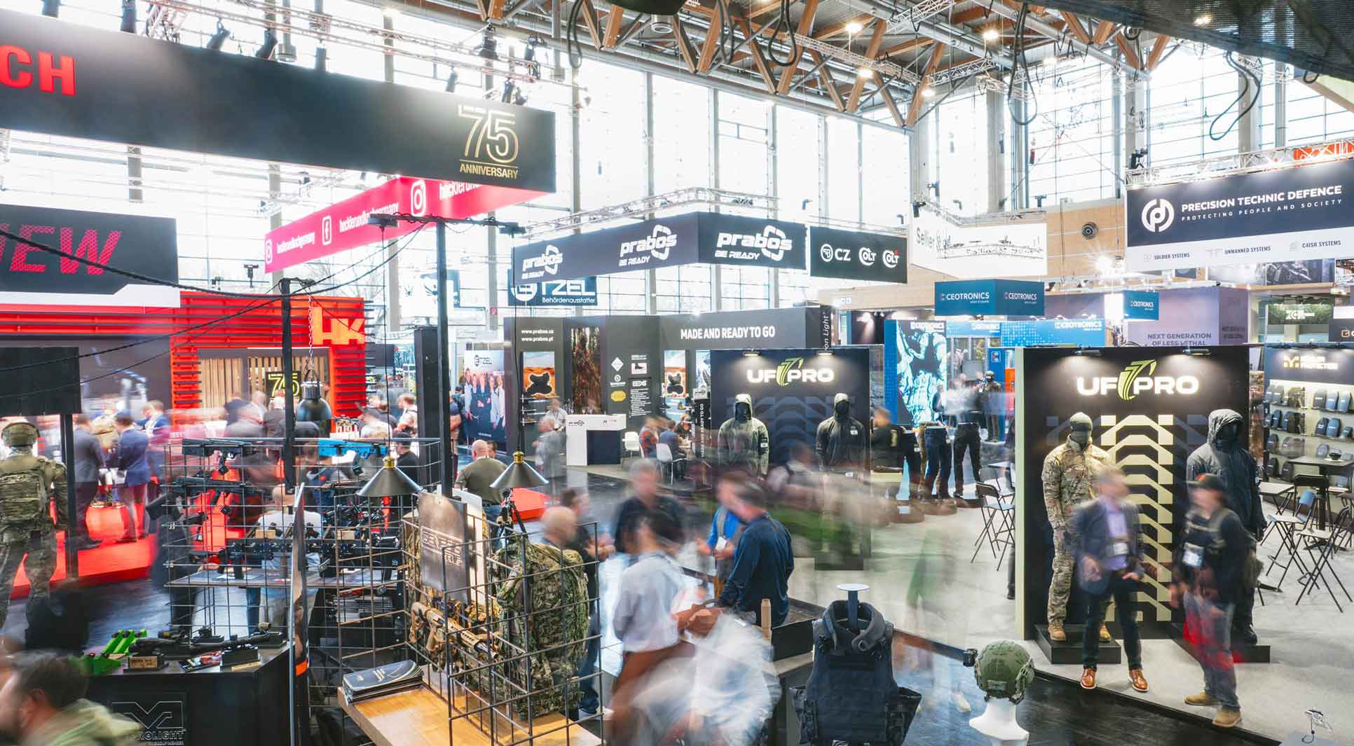 Hall overview of Hall 7A at Enforce Tac 2025